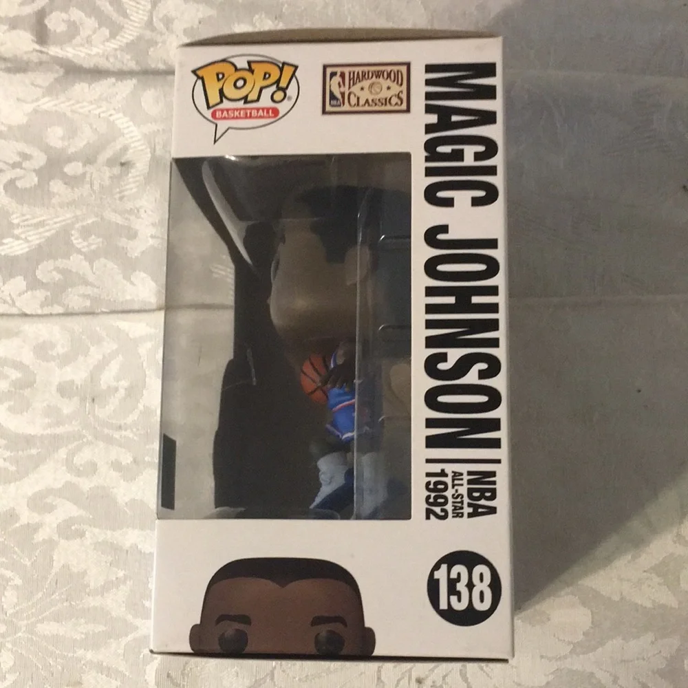 Funko Pop! NBA All-Stars #138 Magic Johnson Vinyl Figure - Blue Jersey